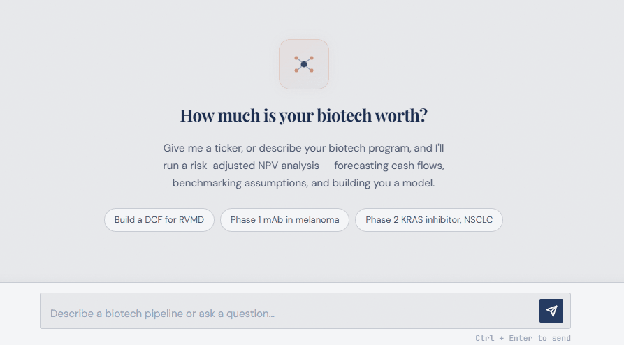 rNPV Agent workflow demo